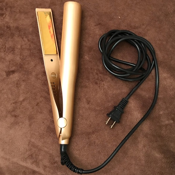 straightener curling iron combo